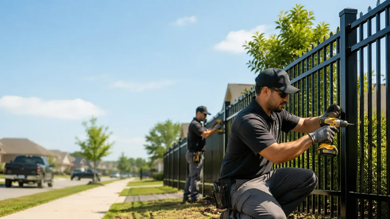 Metal Fence Installation in Athens, TX